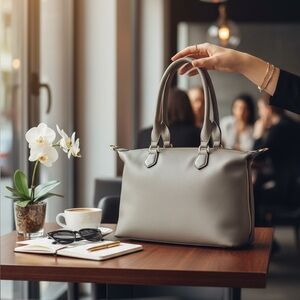 a new day Gray Shoulder Bag